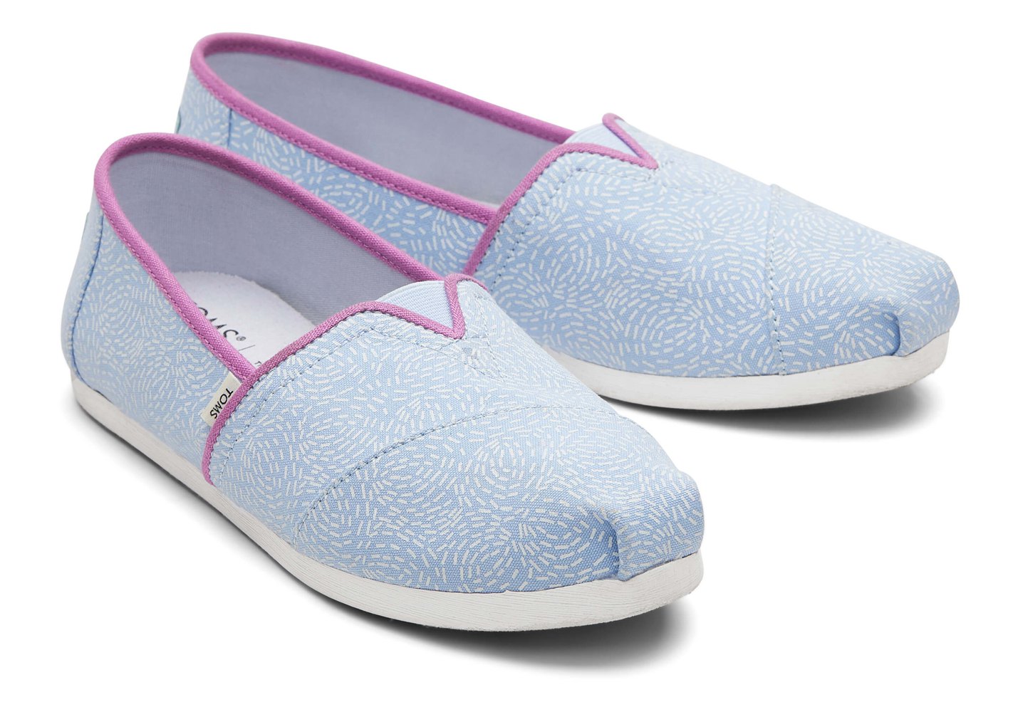 Toms Espadryle Damskie Niebieskie - Alpargata Lato Sparks - 95JHTIALF